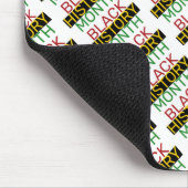 BLACK HISTORY MONTH Stilvolles BHM Mousepad (Ecke)