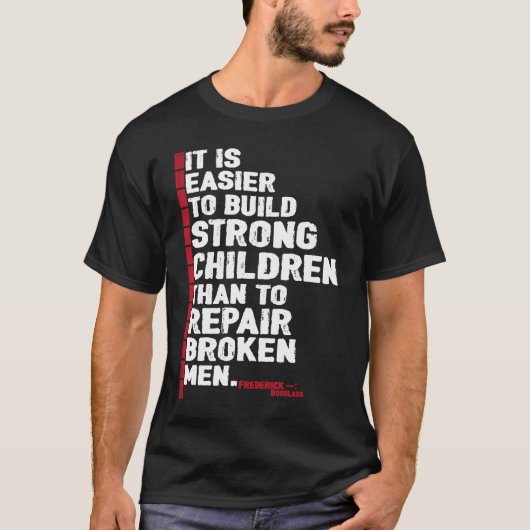 Black History Month Tees Frederick Douglass Quote  (Vorderseite)