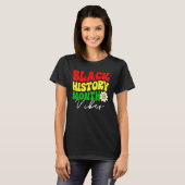 Black History Month Vibes, Funny African American T-Shirt (Vorne ganz)