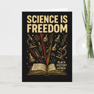 Black History Month Wissenschaft ist Freiheit Afri Karte