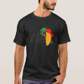 Black History Month Woman Melanin Afro Hair Black T-Shirt (Vorderseite)