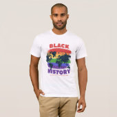 Black History Month , World Map Unity Change T-Shirt (Vorne ganz)