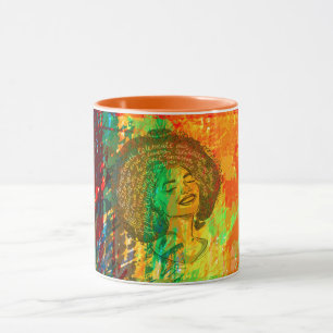 Black History Month Zitate Melanin Königin Tasse