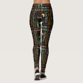 Black History Multi Design Frauen Leggings (Rückseite)