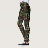 Black History Multi Design Frauen Leggings (Links)