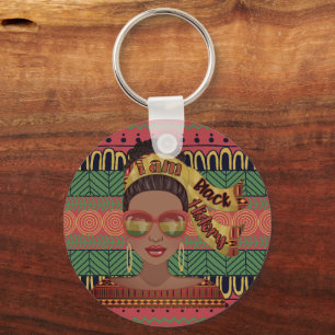 Black History Multi Fashion Key Chain Schlüsselanhänger