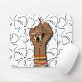 Black History Nail Art Mousepad (Mit Mouse)