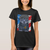 Black History Panther Party Patriotic African Amer T-Shirt (Vorderseite)
