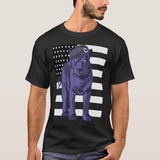 Black History Panther Party T-Shirt (Vorderseite)