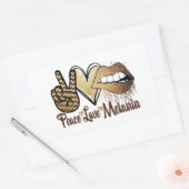 Black History Peace Liebe Melanin Sticker (Umschlag)