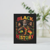 Black History Postkarte (Stehend Vorderseite)