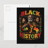 Black History Postkarte (Vorne/Hinten)