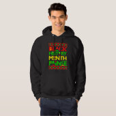 Black History Prince Melanin Boy Son Bruh Brown Sk Hoodie (Vorne ganz)
