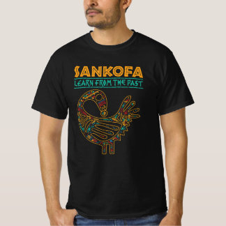 Black History Sankofa African Bird Junenth T-Shirt