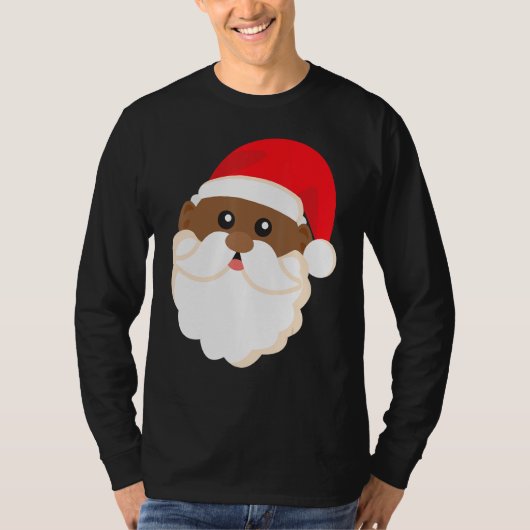 Black History Santa Funny Cool Prix Weihnachten T-Shirt (Vorderseite)