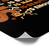 Black History She Is Me Strong Educated Blessed Wo Poster (Ecke)