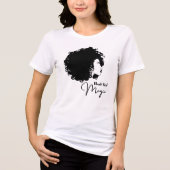 Black History Shirt for Women Afro (Vorderseite)