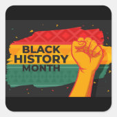 Black History Sticker (Vorderseite)