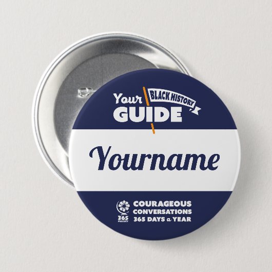 Black History Tour Button (Vorne & Hinten)