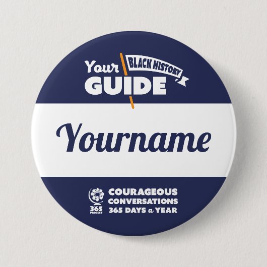 Black History Tour Button (Vorderseite)