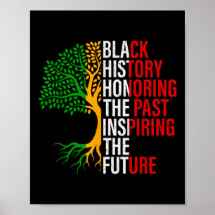 Black History Tree Black History is American Histo Poster