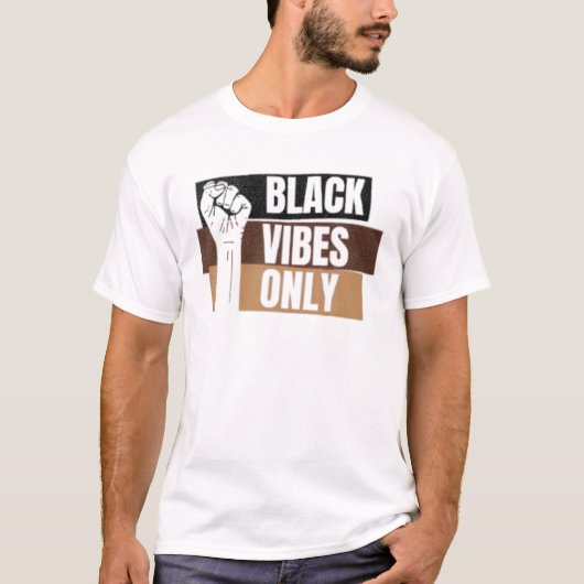 Black History Vibes Only Melanin Men Women Kids Bo T-Shirt (Vorderseite)