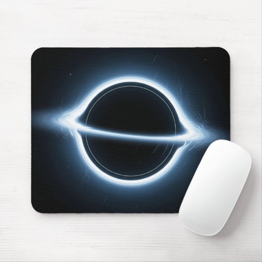 Black Hole Accretion Disk Cosmic Mousepad (Mit Mouse)