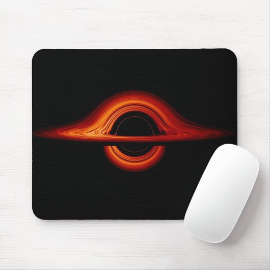 Black Hole Accretion Disk Mousepad (Mit Mouse)