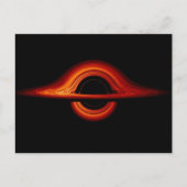 Black Hole Accretion Disk Postkarte (Vorderseite)