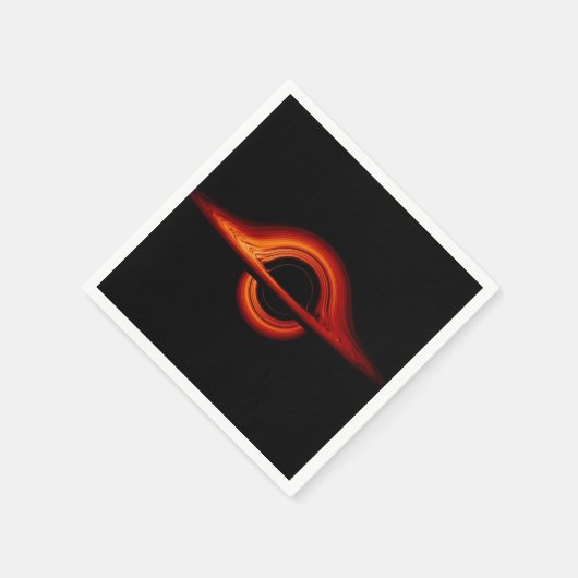 Black Hole Accretion Disk Serviette (Ecke)