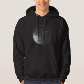 Black Hole Astronaut Lost Space Illustration Unive Hoodie (Vorderseite)