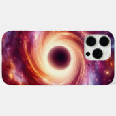 Black Hole Case-Mate iPhone Hülle (Rückseite (Horizontal))
