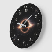 Black Hole Clock 2026 Version Große Wanduhr (Winkel)