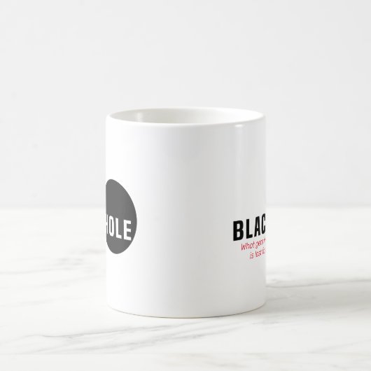 Black Hole Coffee Tasse (Mittel)