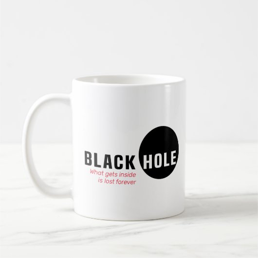 Black Hole Coffee Tasse (Links)
