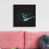 Black Hole Devours Leinwanddruck (Insitu (Wohnzimmer))