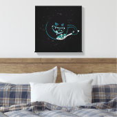 Black Hole Devours Leinwanddruck (Insitu (Schlafzimmer))