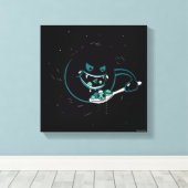 Black Hole Devours Leinwanddruck (Insitu (Holzboden))