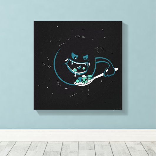 Black Hole Devours Leinwanddruck (Insitu (Holzboden))