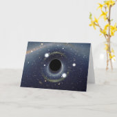 Black Hole Einstein Ring NASA Karte (Gelbe Blume)
