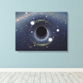 Black Hole Einstein Ring NASA Leinwanddruck (Insitu (Holzboden))