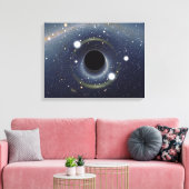 Black Hole Einstein Ring NASA Leinwanddruck (Insitu (Wohnzimmer))