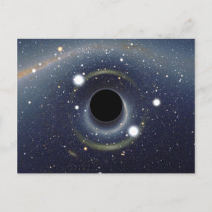 Black Hole Einstein Ring NASA Postkarte