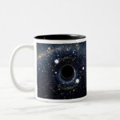 Black Hole Einstein Ring NASA Zweifarbige Tasse (Links)