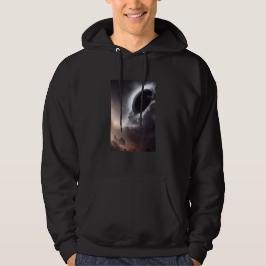 Black Hole In A Galaxy Universe Space Science Hoodie (Vorderseite)