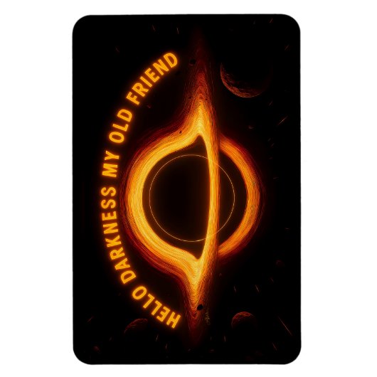 Black Hole Interstellar Conversation Magnet (Vertikal)