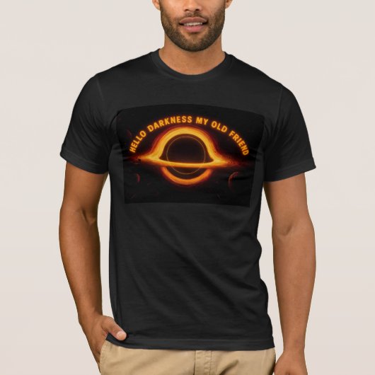 Black Hole Interstellar Conversation T-Shirt (Vorderseite)