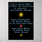 Black Hole Limerick Poster (Vorne)