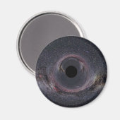 Black Hole Milky Way Magnet (Vorderseite/Rückseite)