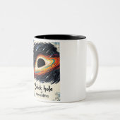 Black Hole of Responsibility - Funny Space Zweifarbige Tasse (VorderseiteRechts)